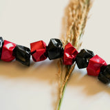 Florence Necklace- Red and Black